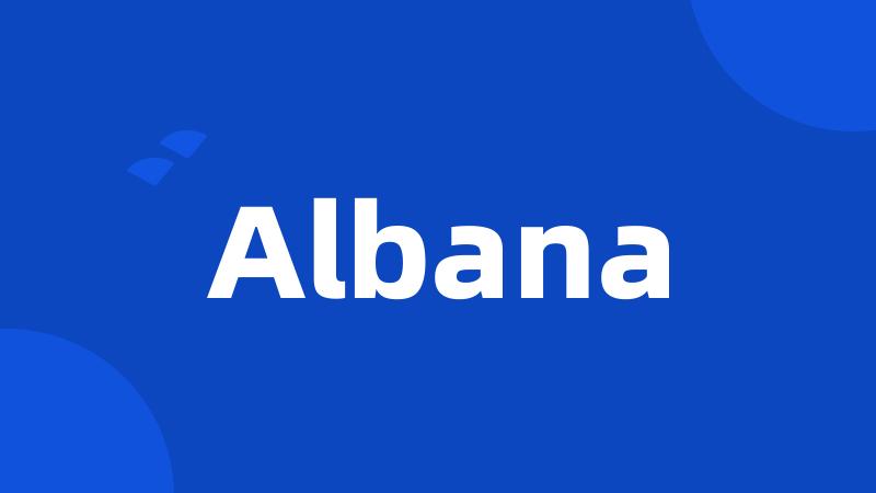 Albana