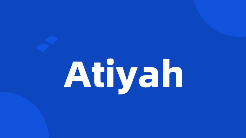 Atiyah