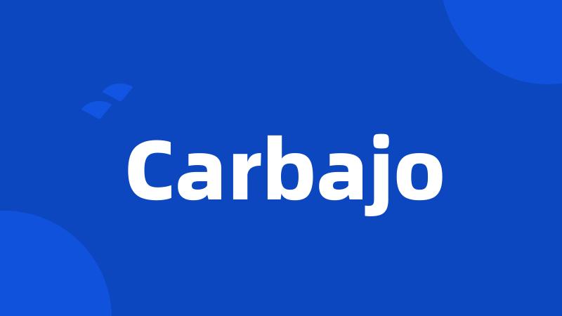 Carbajo