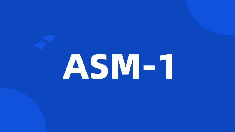 ASM-1