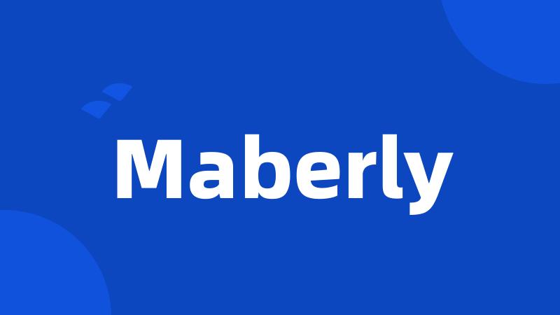 Maberly