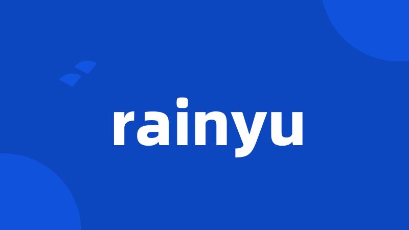 rainyu