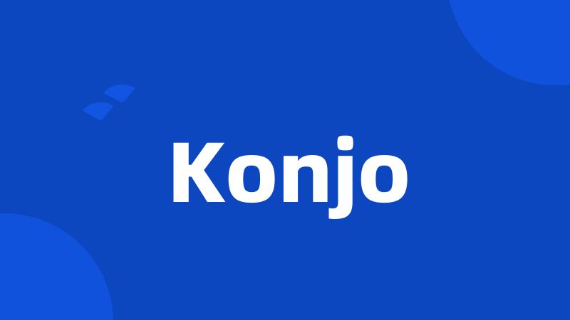 Konjo