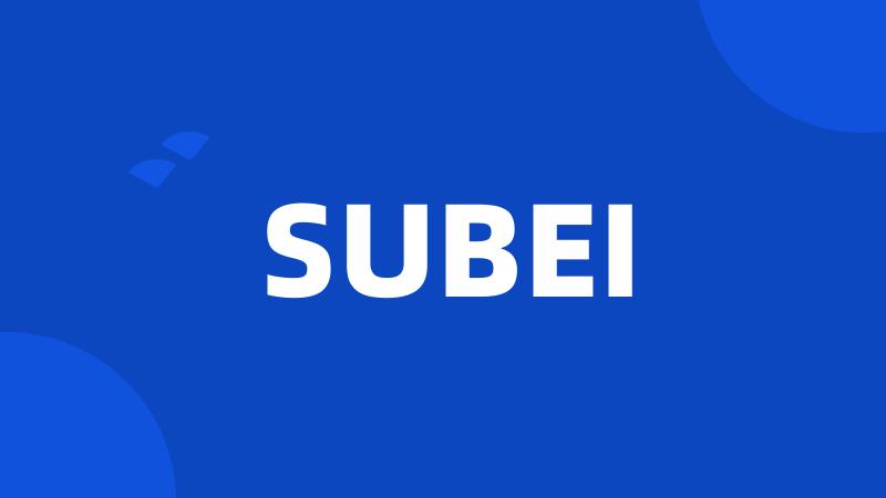 SUBEI