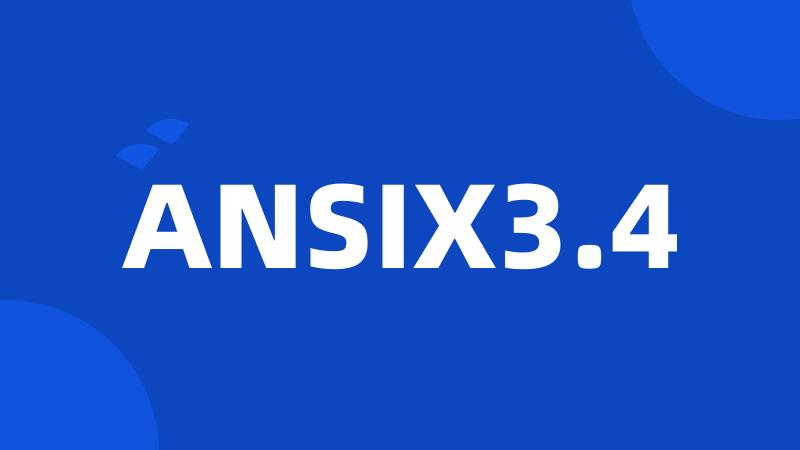 ANSIX3.4