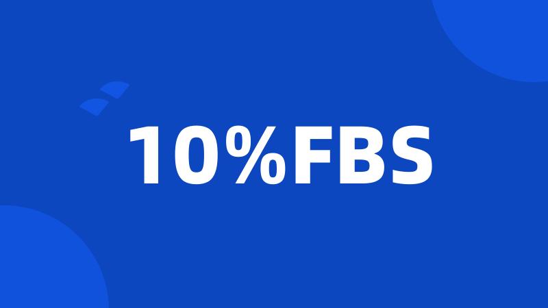 10%FBS