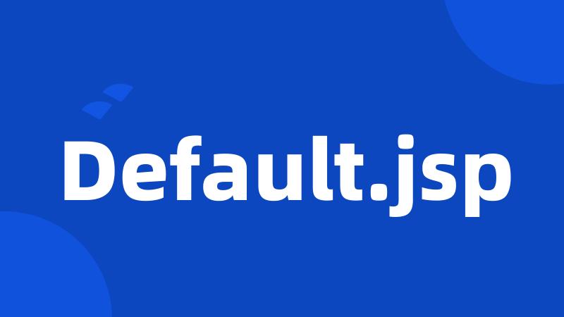 Default.jsp