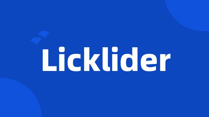 Licklider