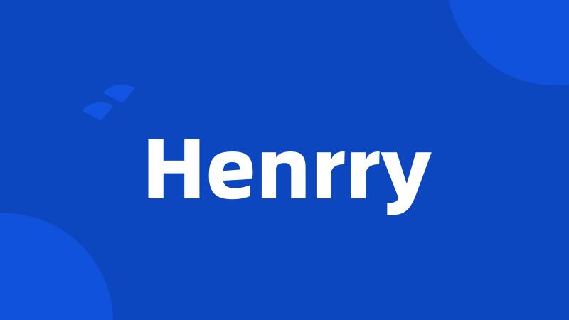 Henrry