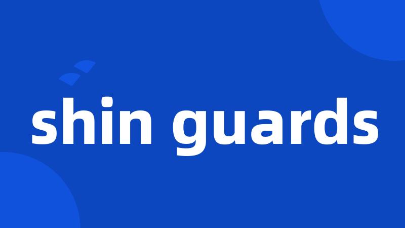 shin guards