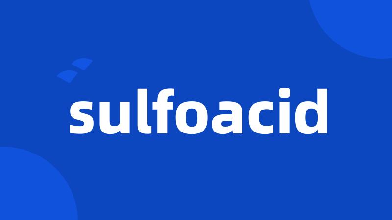 sulfoacid