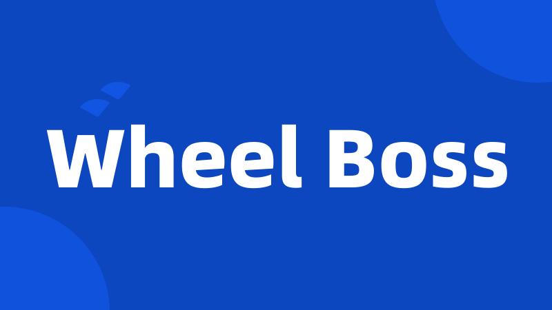 Wheel Boss