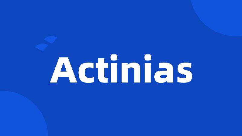 Actinias