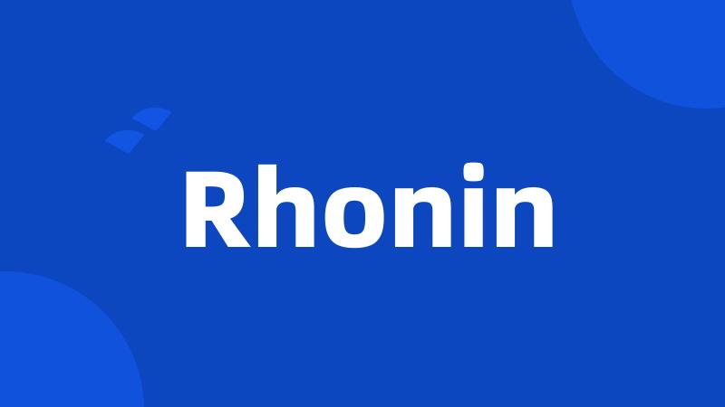 Rhonin