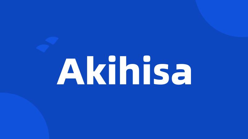 Akihisa