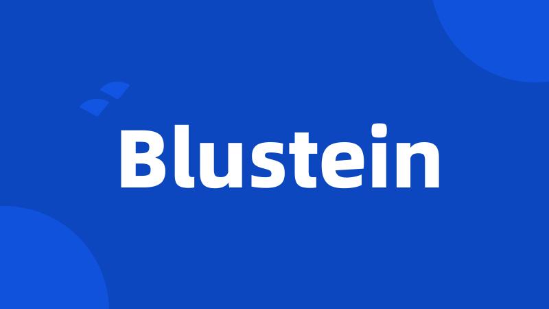 Blustein