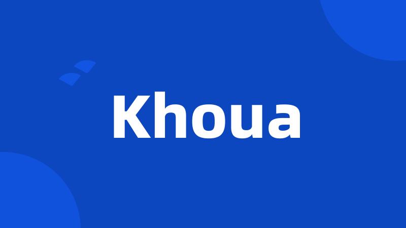Khoua