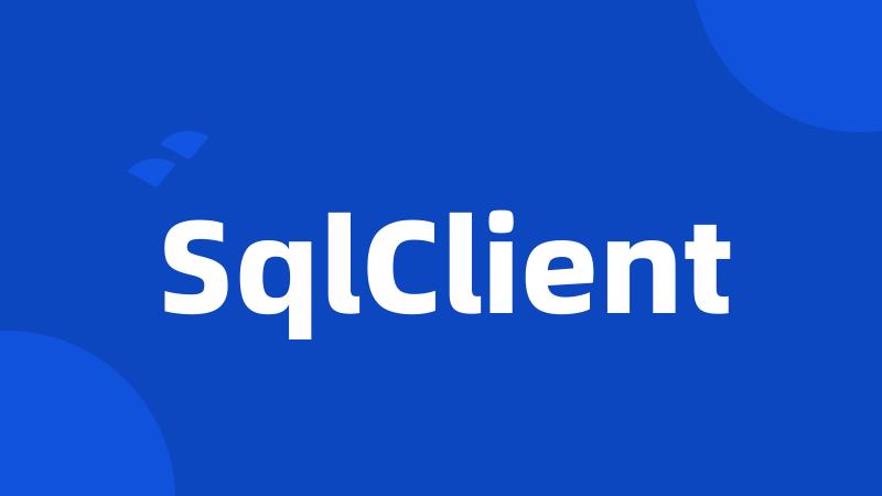 SqlClient