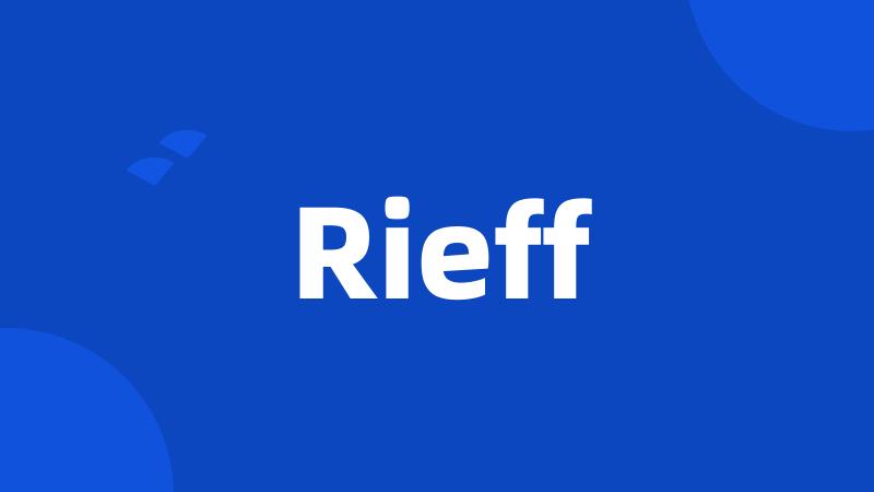 Rieff