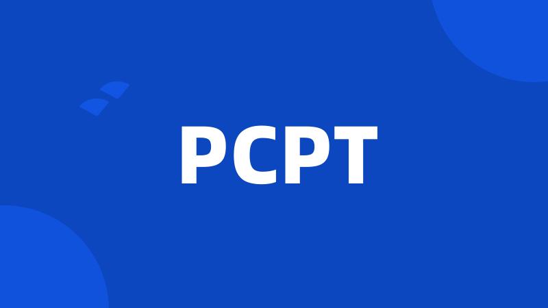 PCPT