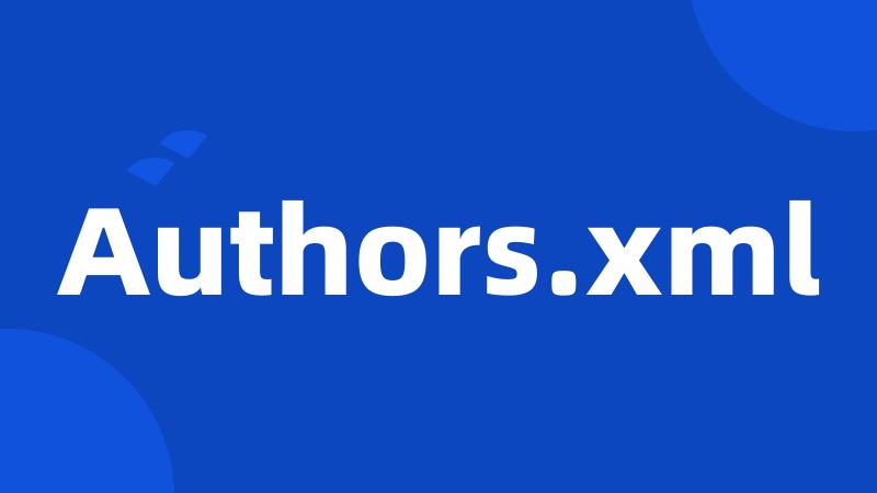Authors.xml