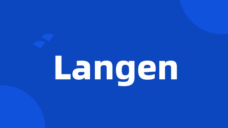 Langen