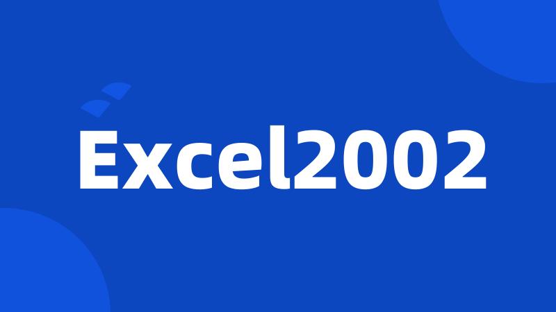 Excel2002