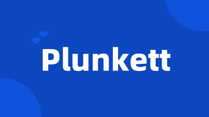 Plunkett