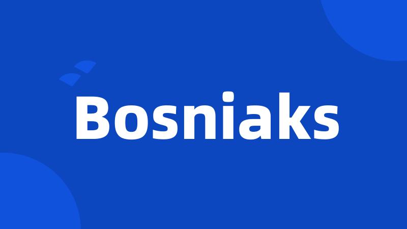 Bosniaks