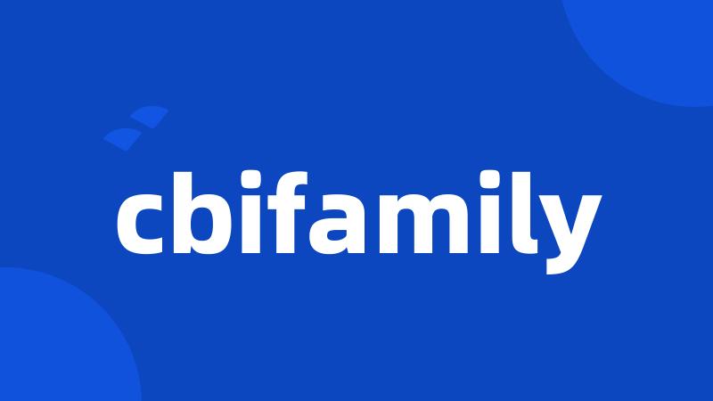 cbifamily