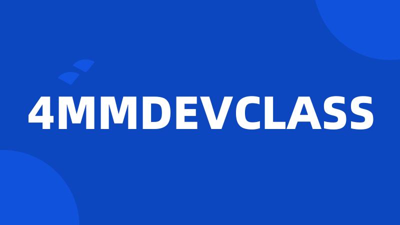 4MMDEVCLASS