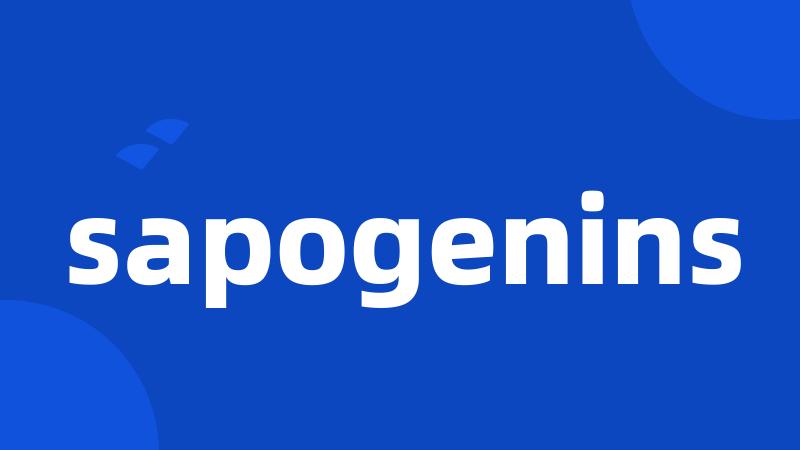 sapogenins