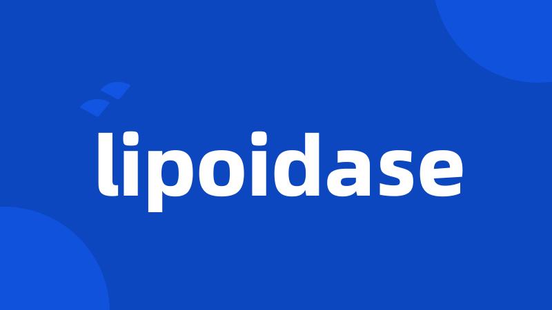 lipoidase