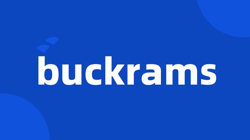 buckrams