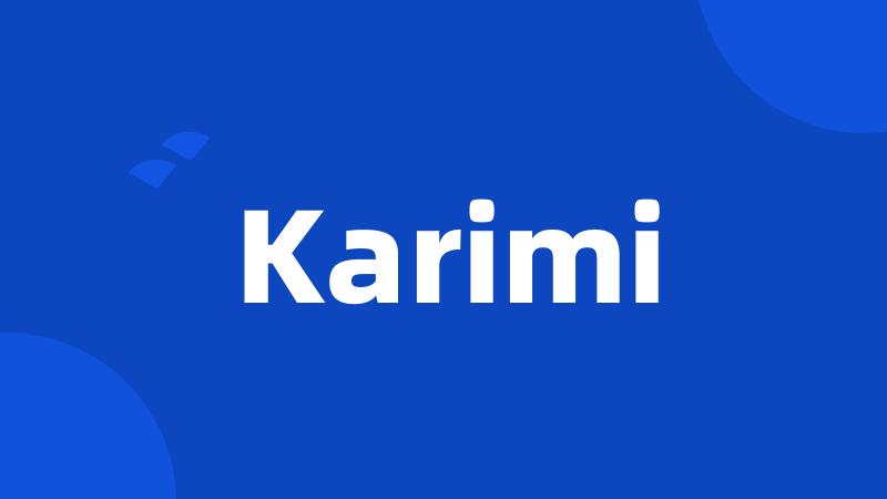 Karimi