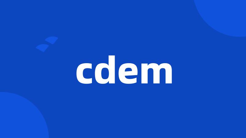 cdem