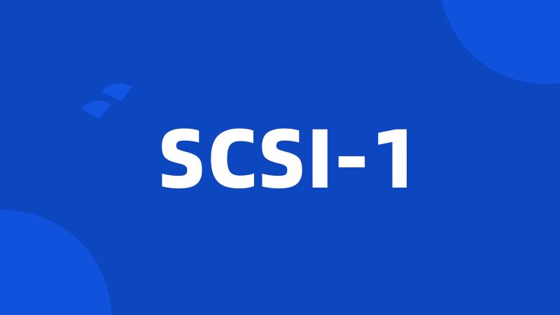 SCSI-1