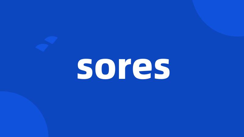 sores