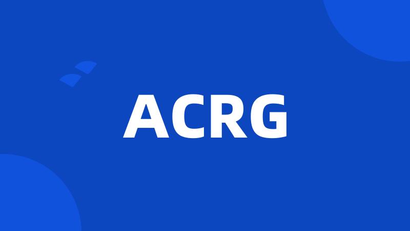 ACRG