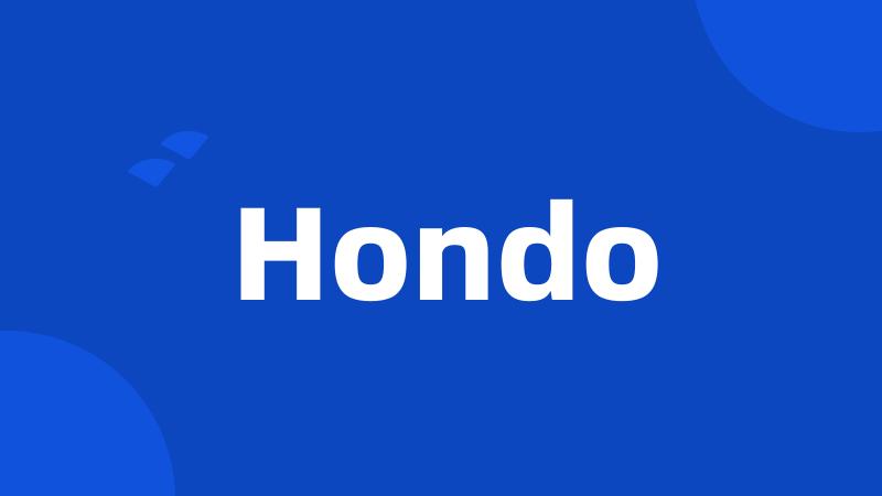 Hondo