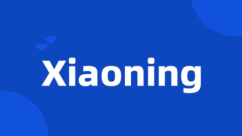 Xiaoning