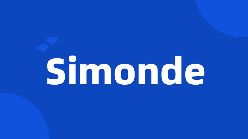 Simonde