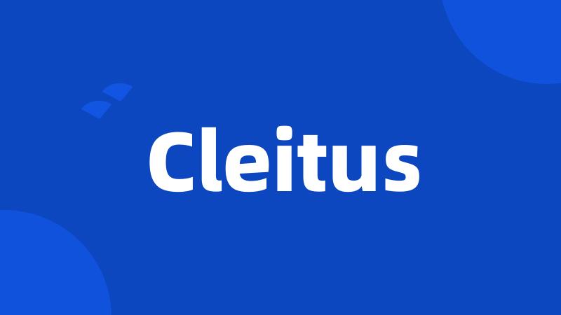 Cleitus