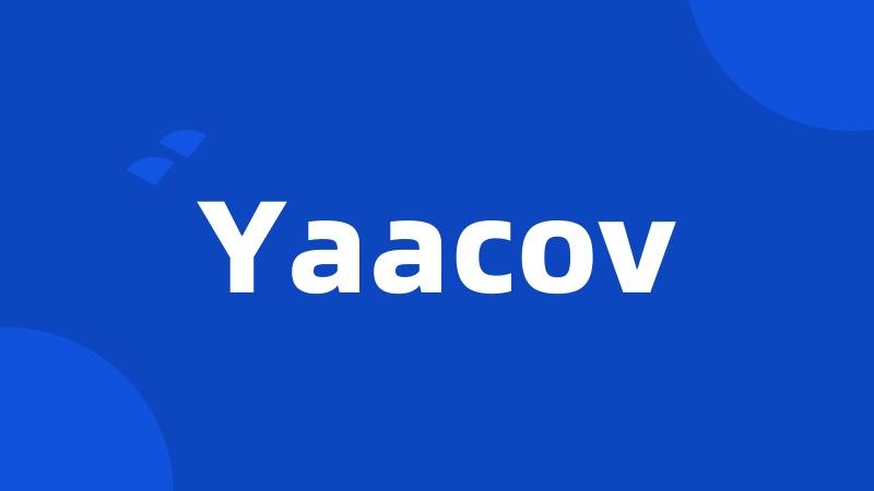 Yaacov