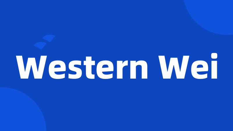Western Wei