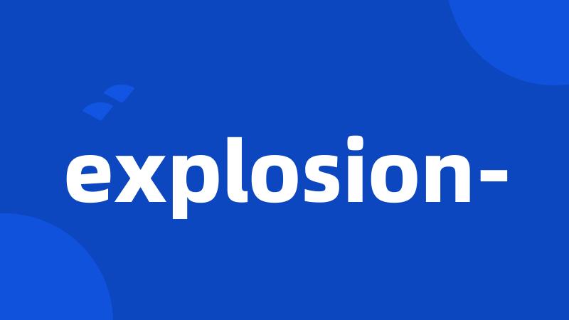 explosion-