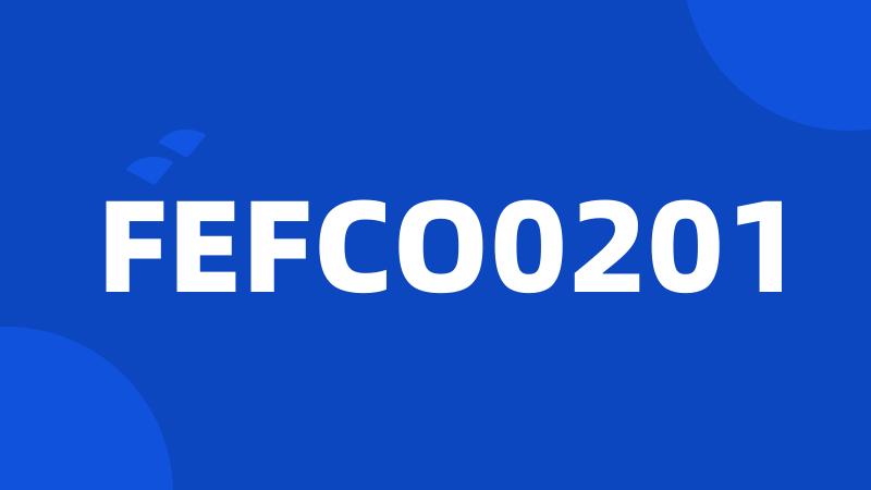 FEFCO0201