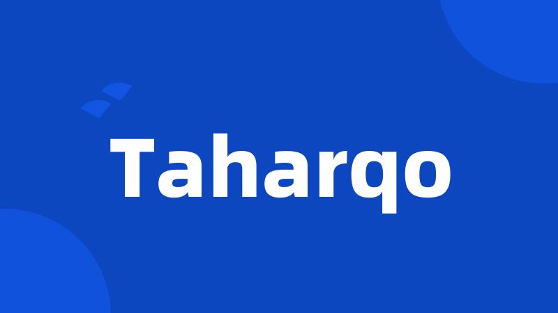Taharqo