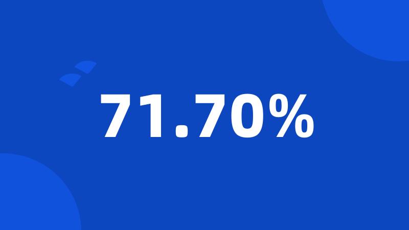71.70%