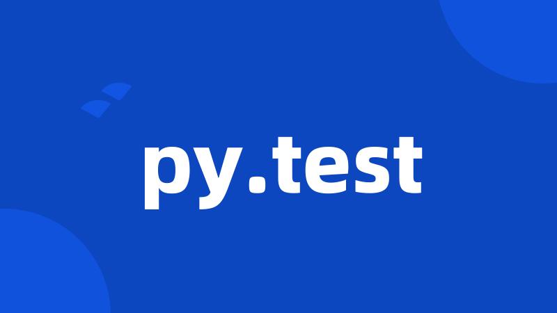 py.test